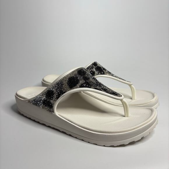 Skechers Foamies Cali Breeze 2.0 Thong Sandals in Uproar White - Picture 1 of 8